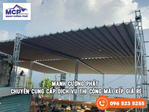 mái xếp giá rẻ