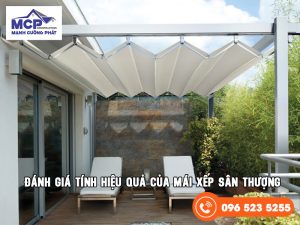 mái xếp sân thượng