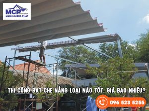 thi công bạt che nắng
