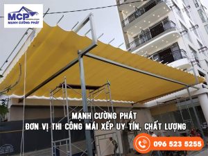 mái xếp giá rẻ
