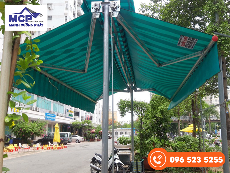 Thông tin chi tiết về sản phẩm hệ thống mái che thông minh