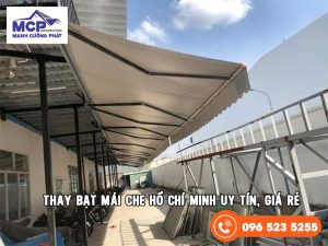 thay bạt mái che Hồ Chí Minh