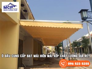 cung cấp bạt mái hiên mái xếp