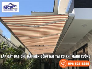 Lắp đặt bạt che mái hiên Đồng Nai