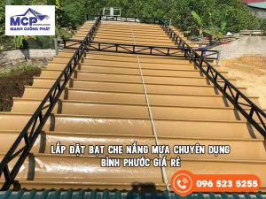 bạt che nắng mưa chuyên dụng Bình Phước