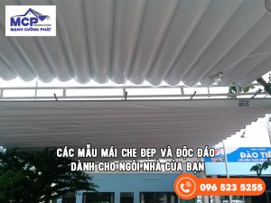 các mẫu mái che đẹp