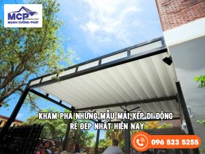 mẫu mái xếp di động rẻ đẹp