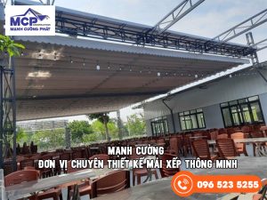 thiết kế mái xếp thông minh