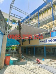 Bạt che nắng mưa, mái xếp di động, mái hiên di động- bảo vệ không gian ngoài trời